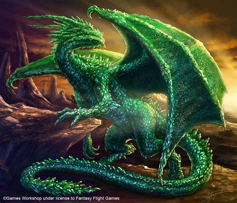 Emerald Dragon by Sumerky on DeviantArt