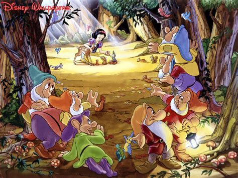 Snow White and the Seven Dwarfs Wallpaper - Snow White and the Seven Dwarfs Wallpaper (6370112 ...