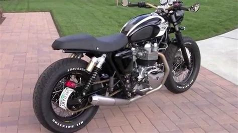 Triumph Bonneville T100 Modified by Nick Serrano - YouTube