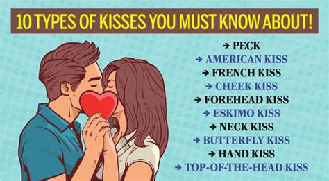 30 Different Types Of Kisses And Their Meanings With Pictures Types ...