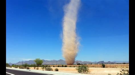 Huge Dirt Devil in Scottsdale Arizona - YouTube