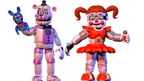 Funtime Freddy V2 + Circus Baby V4 Complete! by Bantranic on DeviantArt