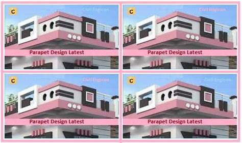 Trending Parapet Wall Designs 2023 -2024