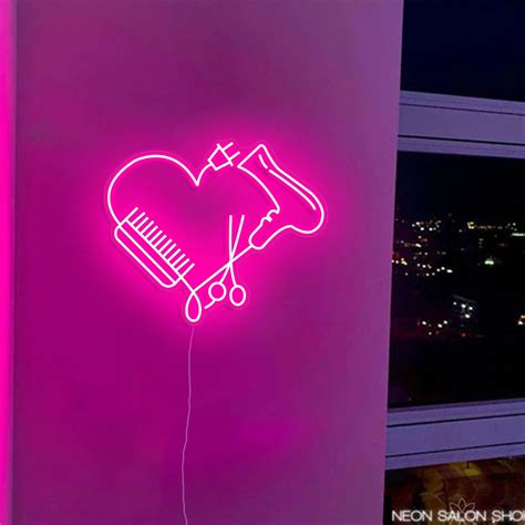 Custom Salon Neon Sign, Beauty Salon Signs, Neon Sings for Hair Salon, Beauty Salon Decor ...