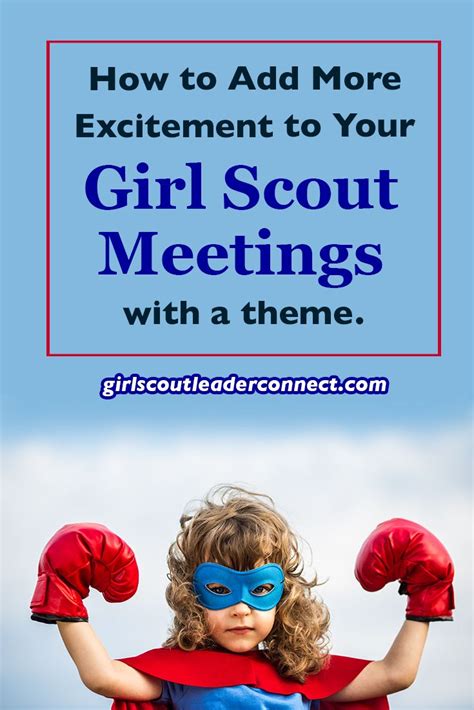 How to Add More Excitement to Your Troop Meetings with a Theme | Girl scout activities, Girl ...