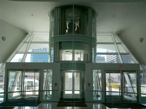 Round Glass Elevator | Normally I avoid elevators, but I use… | Flickr
