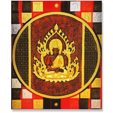 Best 3D Buddha wall art paintings online | Royal Thai Art