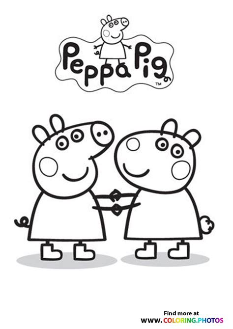 Suzy Sheep Peppa Pig Coloring Pages Coloring Pages