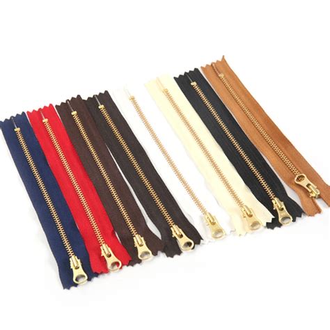 20pcs/lot Authentic Mixed color 3 # zipper copper zipper Leather Pijuxiangbao 15cm clothing ...