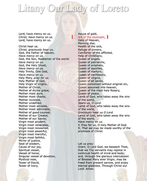 Litany Our Lady of Loreto - Preborn Jesus Ministry - Pittsburgh, PA