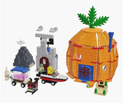 Lego Spongebob House, HD Png Download - kindpng