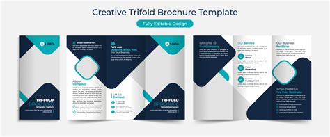 Creative Corporate Business Trifold Brochure Template Design, abstract ...