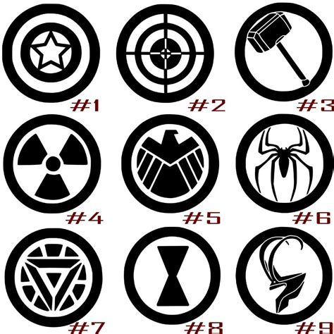 Black Widow Logo Avengers