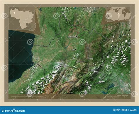 Trujillo, Venezuela. High-res Satellite. Labelled Points of Citi Stock ...