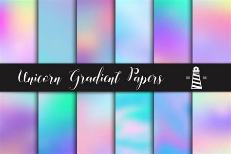 Unicorn Gradient Backgrounds - Crella