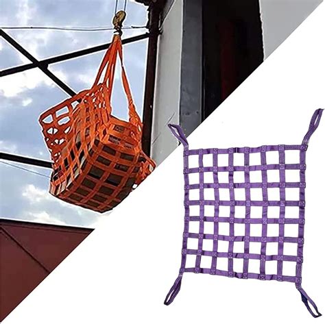 Nylon Cargo Sling Net - Lifting Rope Nets, Safety Cargo Hanging Net ...