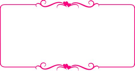 Pink Border Frame Transparent Background Transparent HQ PNG Download ...