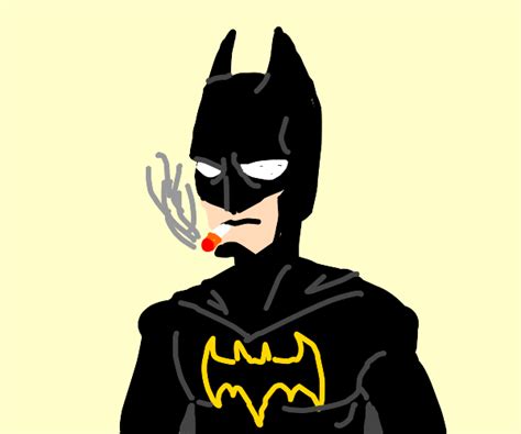 Batman Smoking - Drawception