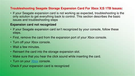 PPT - How To Setup Seagate Storage Expansion Card For Xbox Series ...