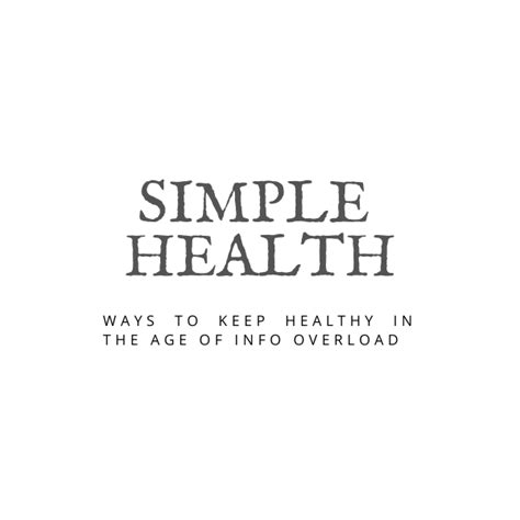 Simple Health - Medium