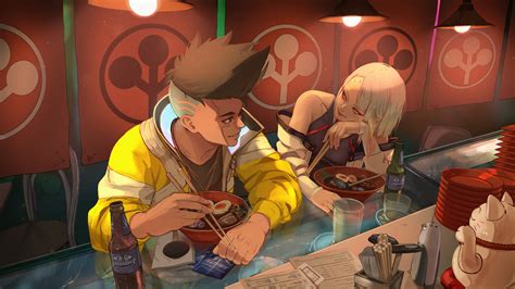 ArtStation - Cyberpunk Edgerunners - David and Lucy - Do you remember ...