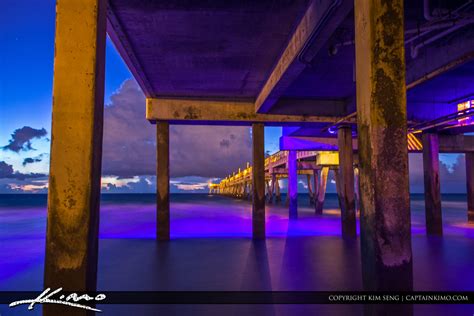 Dania Beach Broward County Fishing Pier | HDR Photography by Captain Kimo