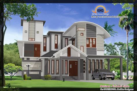 Home plan and elevation 2023 Sq. Ft - Kerala Home Design and Floor Plans - 9K+ Dream Houses