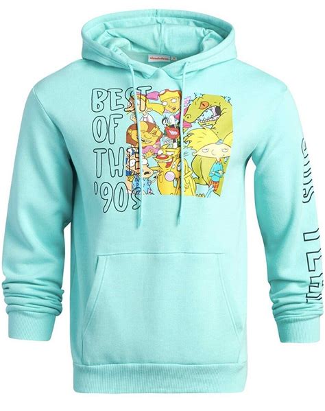 Nickelodeon Hoodie Hey Arnold Rugrats Ren Stimpy Sweatshirt Best 90’s ...