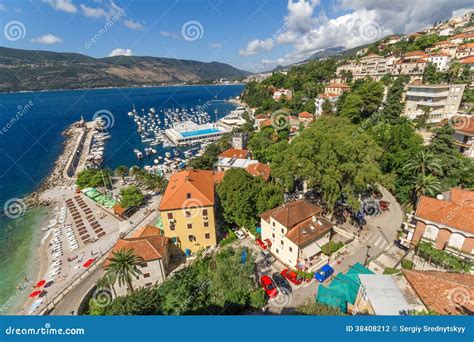 View from the Fortress Forte Mare Herceg Novi Stock Photo - Image of ...