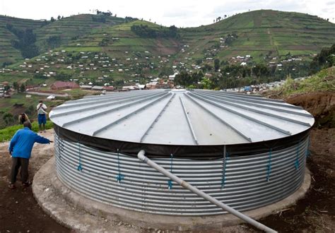 Roof, Steel - conical - Oxfam Supply Centre