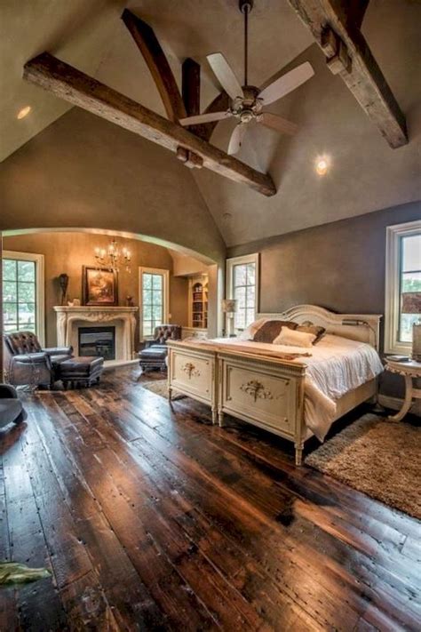 120 Awesome Farmhouse Master Bedroom Decor Ideas | Rustic farmhouse ...