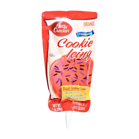 Betty Crocker Orange Decorating Cookie Icing, 7 oz. - Walmart.com ...