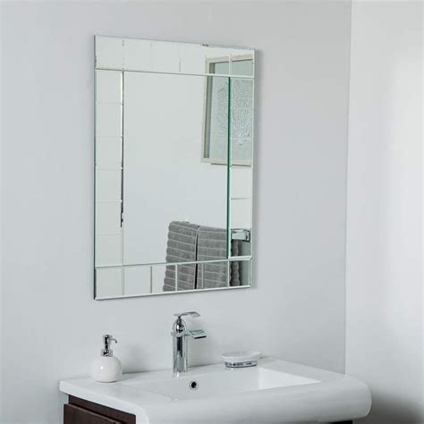 Lalo 31 1/2" x 23 1/2" Rectangular Frameless Wall Mirror - #73F85 | Lamps Plus | Bathroom mirror ...