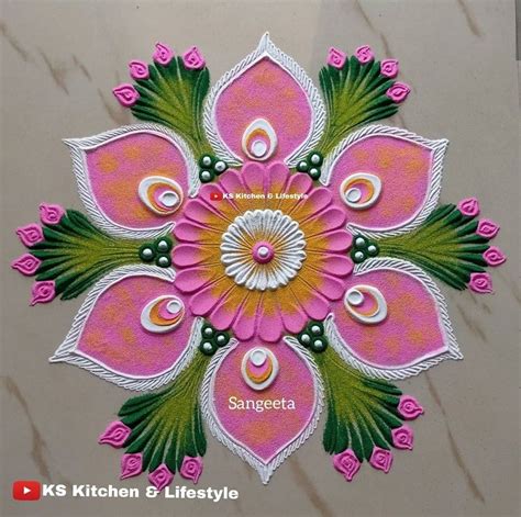 Top 999+ images of rangoli designs for diwali – Amazing Collection images of rangoli designs for ...