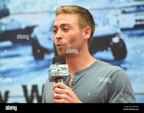 American actor Cody Walker attends a press conference to promote new movie "The Fate of the ...