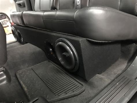 2004 gmc sierra extended cab subwoofer box - drema-hanafin