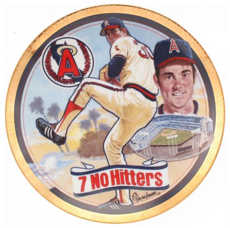 Nolan Ryan California Angels LE "Mr. Fastball" Sports Impressions Porcelain Plate | Pristine Auction