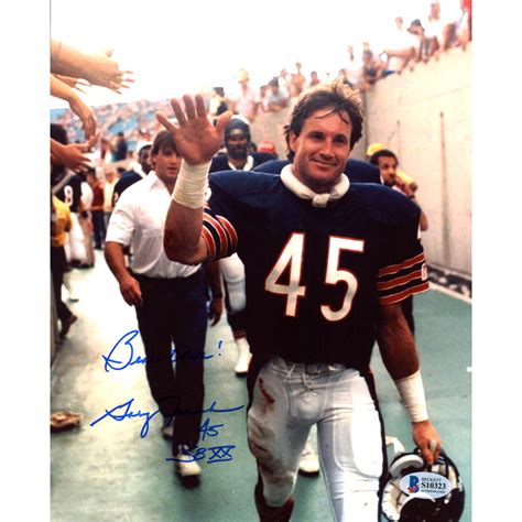 Gary Fencik Signed Bears 8x10 Photo Inscribed "Bear Down!" & "SB XX ...