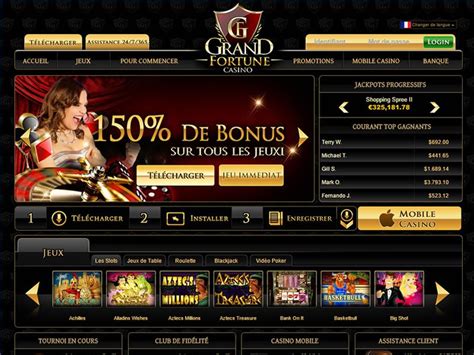 Offre De 200% Plus Bonus Gratuit Sur Grand Fortune Casino