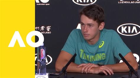 Alex De Minaur press conference (2R) | Australian Open 2019 - YouTube