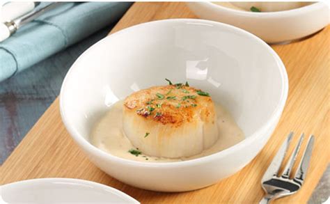 Scallop Appetizer with Lobster Cream Sauce - Better Than Bouillon