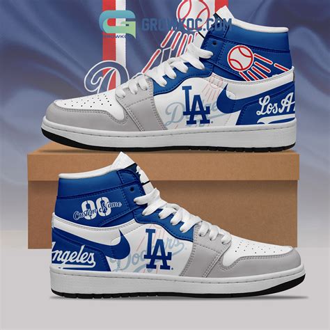 Los Angeles Dodgers Mlb Personalized AJ 1 Shoes - Xtrendingprint