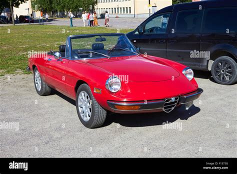 1970s Alfa Romeo Spider Convertible Stock Photo - Alamy