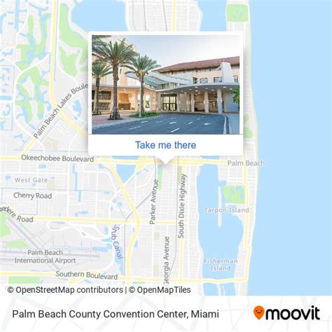 How to get to Palm Beach County Convention Center in West Palm Beach by bus or train?