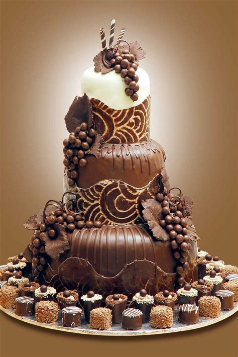 CHOCOLATE ART CAKE | Cake, Chocolate wedding cake, Cake designs