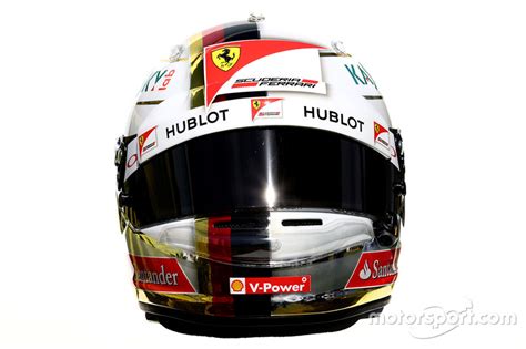 The helmet of Sebastian Vettel, Ferrari at Australian GP