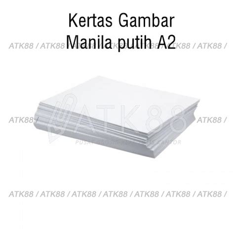 Jual Kertas Gambar A2 / Manila Putih A2 Indonesia|Shopee Indonesia