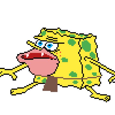 Pixilart - spongebob caveman meme by Dylan123