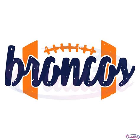 Broncos Football Players SVG Digital File, NFL Team SVG