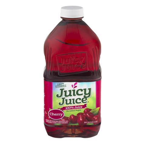 Juicy Juice 100% Juice, Cherry, 64 Fl Oz, 1 Count - Walmart.com